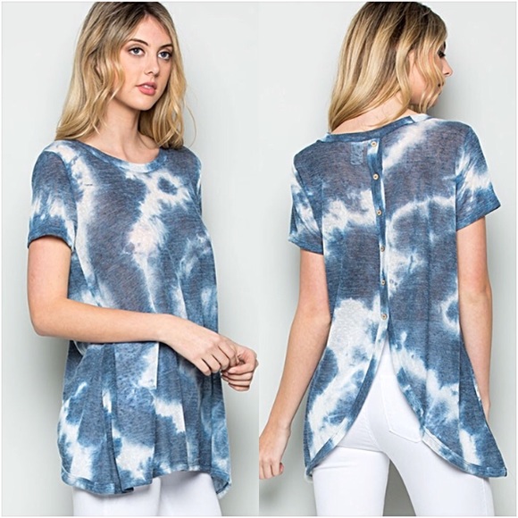 Tie Dye Relaxed Lightweight Tunic Top SMLXL - Picture 3 of 8
